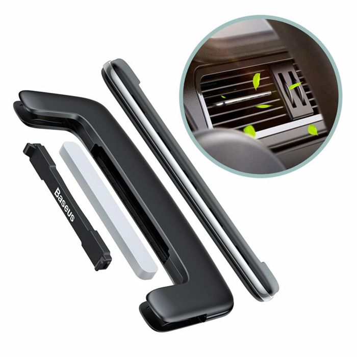 Désodorisant pour voiture - Baseus Paddle Ultrathin (SUXUN-BP0S) - Argent