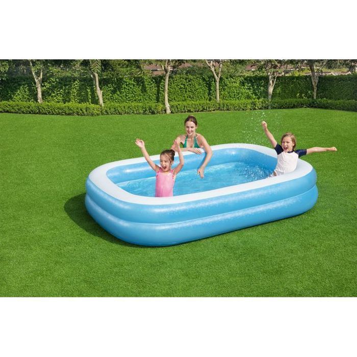 Piscine Familiale Gonflable - Bestway (2,62 m × 1,75 m × 51 cm)
