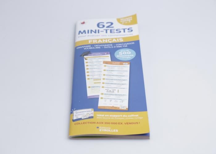 Livre d'exercices - Éducation - 62 mini-tests - Évaluer ses connaissances - Améliorer compétences - Français