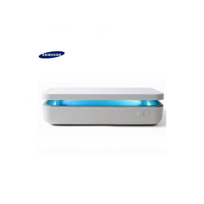Samsung Chargeur sans fil et Sterilizerr désinfectant UV-Qi -Stérilisateur UV avec chargement sans fil