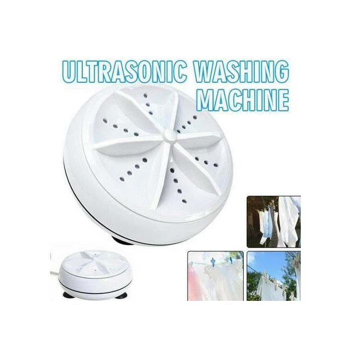 Mini Machine à Laver Portable à Ultrasons, Lave-Linge Compact pour Voyage et Maison