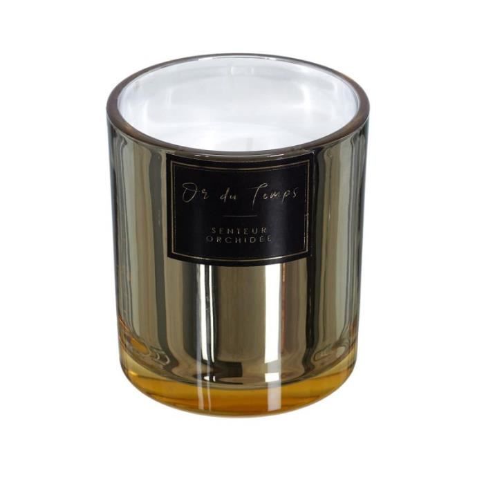 Bougie Parfumée "électroplate" 11cm Orchidée - Paris Prix