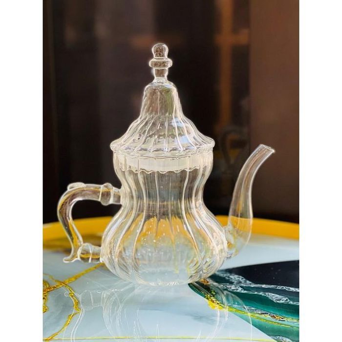 Théière à Tisane en verre 650 ml