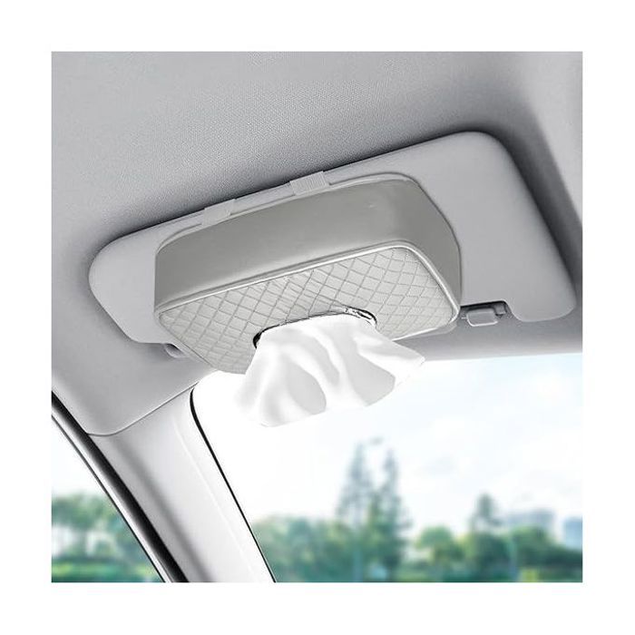 Boîte à mouchoirs de voiture en cuir créatif pour siège arrière de voiture
