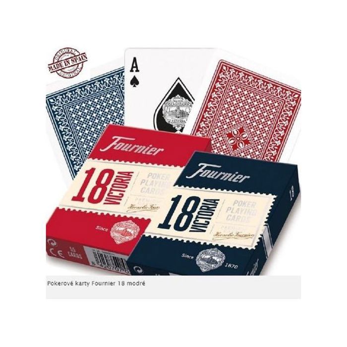 Jeu de cartes rami et poker professionnel 'fournier'