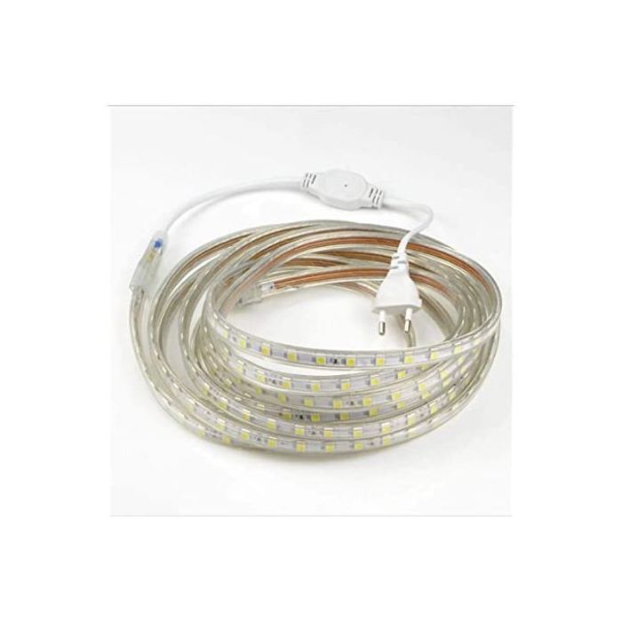 Led Strip 10M LED Strip lights Flexible Étanche 220V Couleur Blanc Froid
