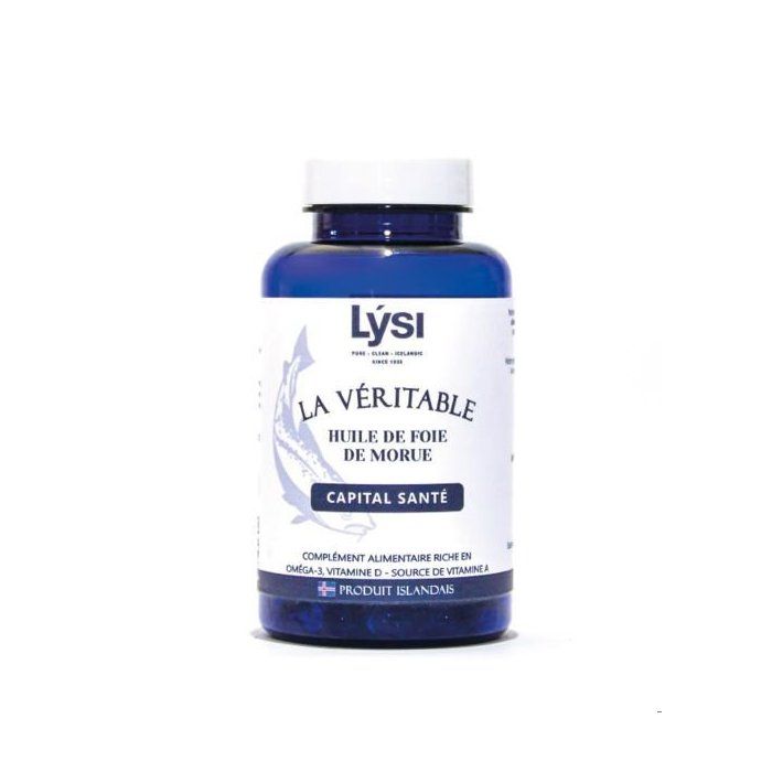 Huile de foie de morue 120 capsules - La véritable