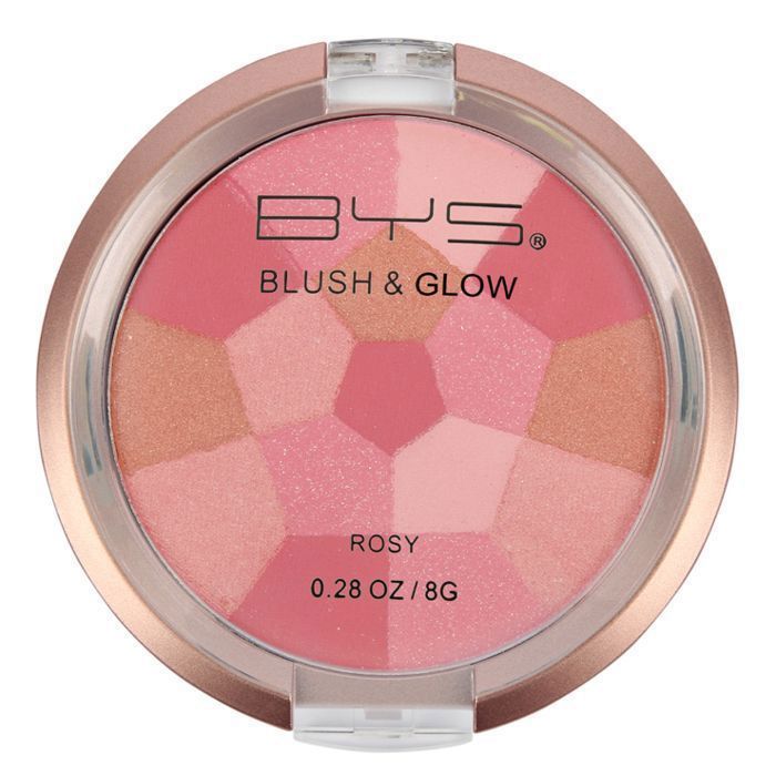 Blush - Rosy - Mosaïque - Compact - Blanc -  Couleur Rosy
