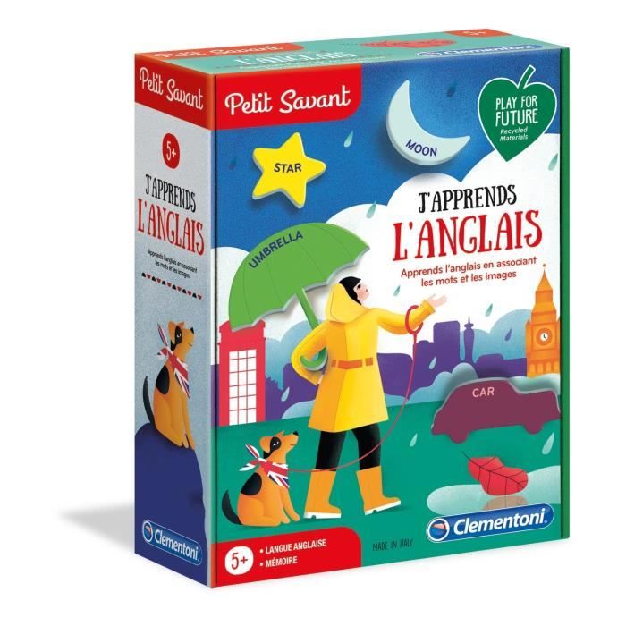 Clementoni - J'apprends l'anglais - Jeux Educatifs - Dès 3 ans