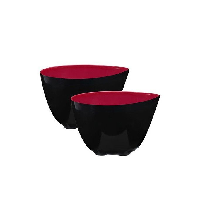 Bol coupelle - N/A - Rouge - Set de 2 - Mélamine - 8,5 cm de diamètre