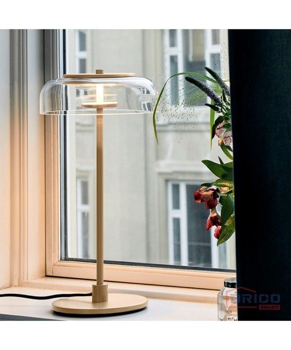 LAMPE DE TABLE LED SILA TRANSPARENTE 230*470 MM 6W 3000K