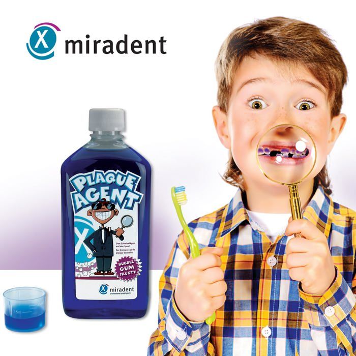 MIRADENT PLAQUE AGENT Solution de rinçage dentaire 500ML