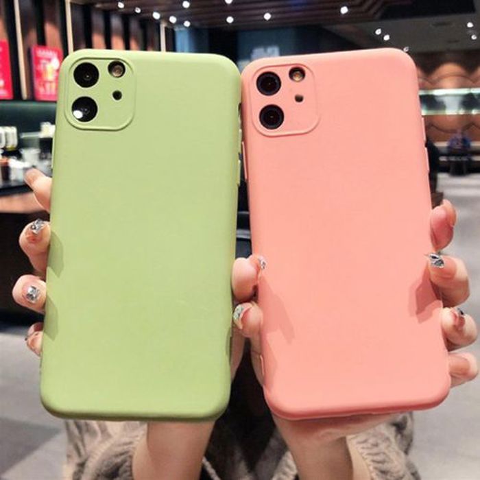 Case Pack 2 Coque : Pochette Souple Iphone 12 Rose + Coque 12 Vert
