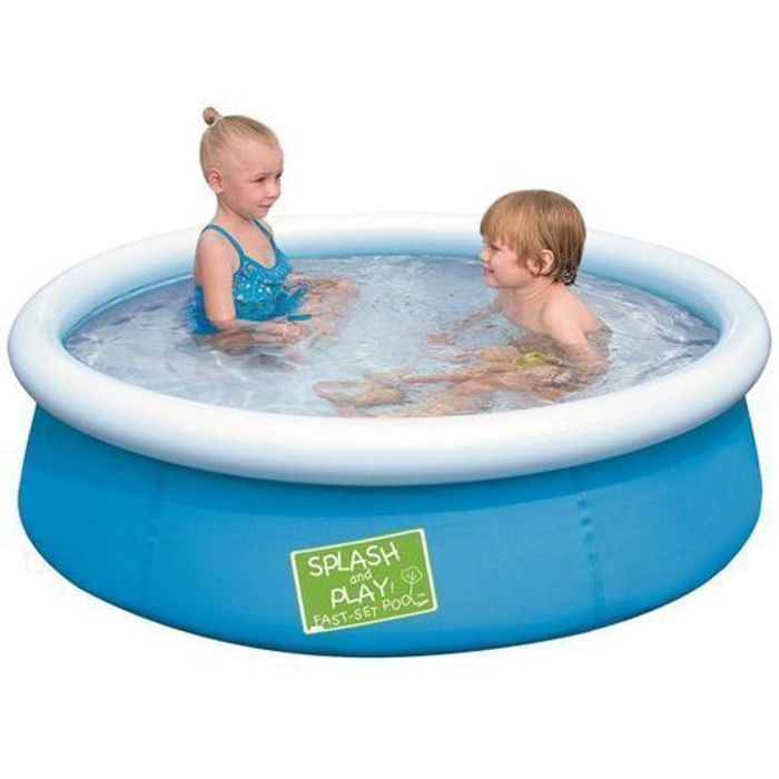 Piscine gonflable - BESTWAY - Pataugeoire ronde - Diamètre 1,52 m - Hauteur 38 cm - Enfant