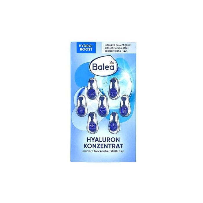 Balea Ampoule Concentré d'acide hyaluronique, 7 capsules