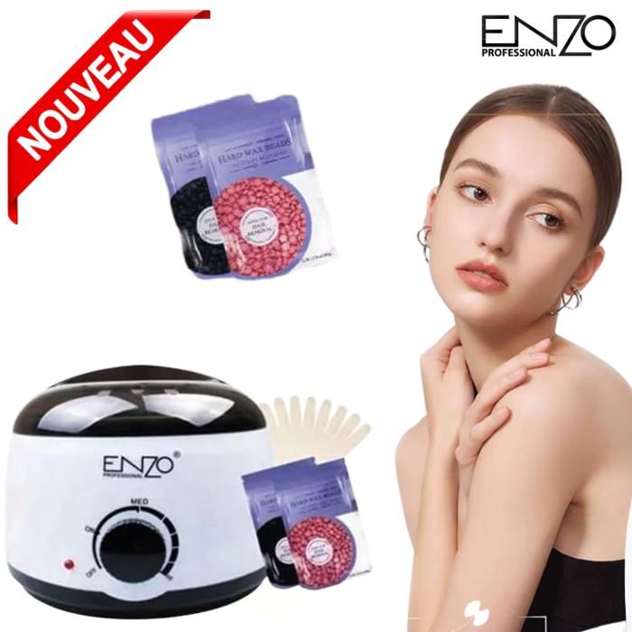 Chauffe-cire portable électrique, mini appareil d’épilation pour le visage et SPA des mains