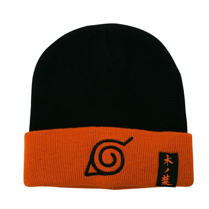 Bonnet - ABYstyle - Naruto Shippuden - Konoha - Acrylique - Taille unique - Orange