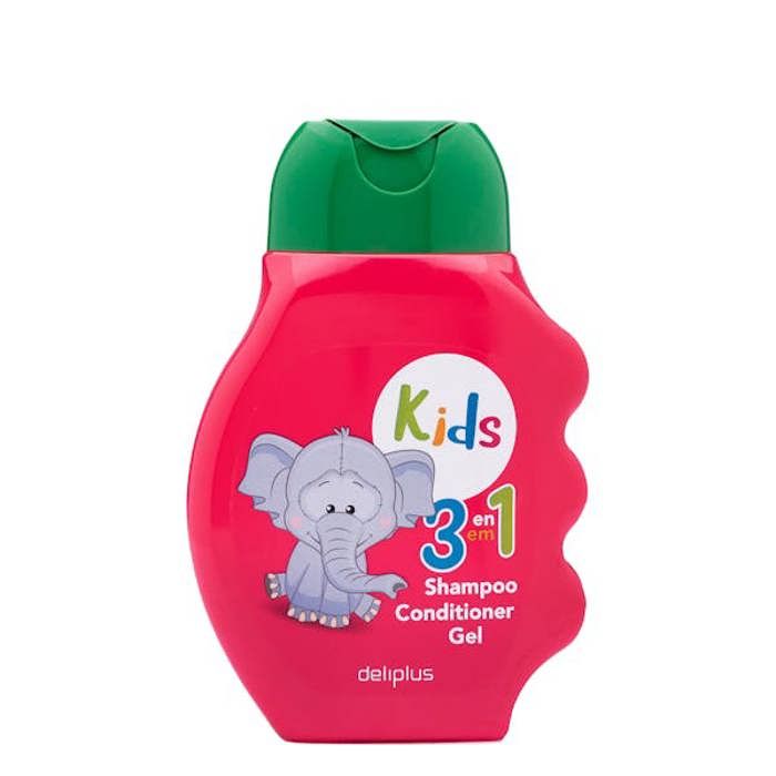 Shampoing, après-shampoing et gel 3 en 1 Deliplus Kids