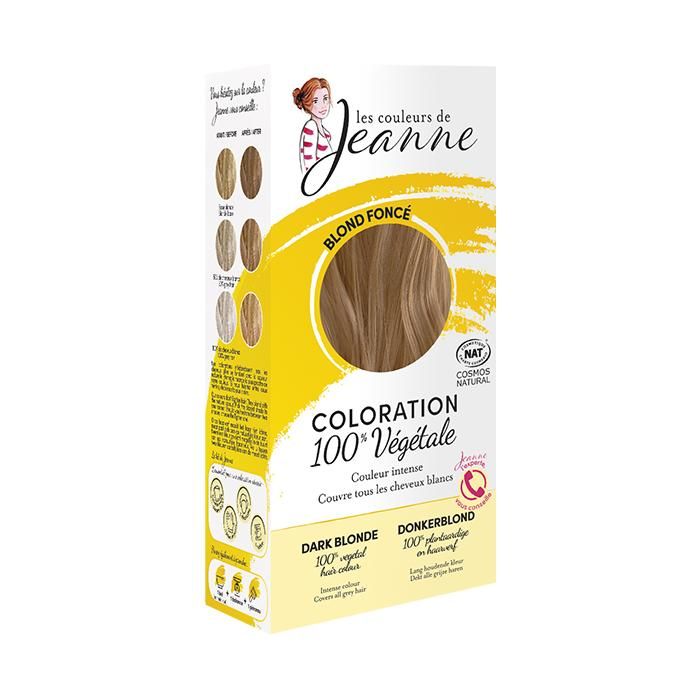 Coloration Végétale - Les Couleurs de Jeanne - Blond Foncé - 100g - Vegan - Tous types de cheveux