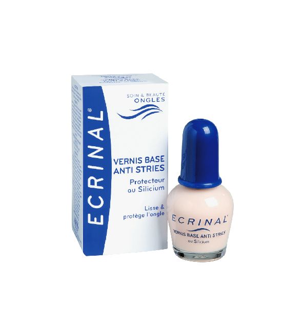 Base Ongles - Ecrinal - Vernis Base Anti Stries - Fortifie - Protège - Lisse les stries