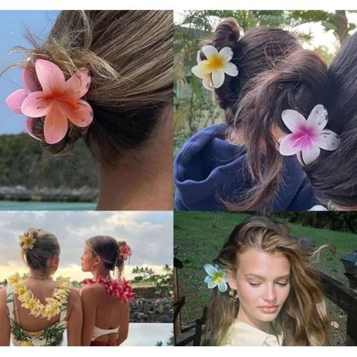4 x pince à cheveux POPPIN est l'accessoire parfait pour une coiffure élégante et soignée- multicolor