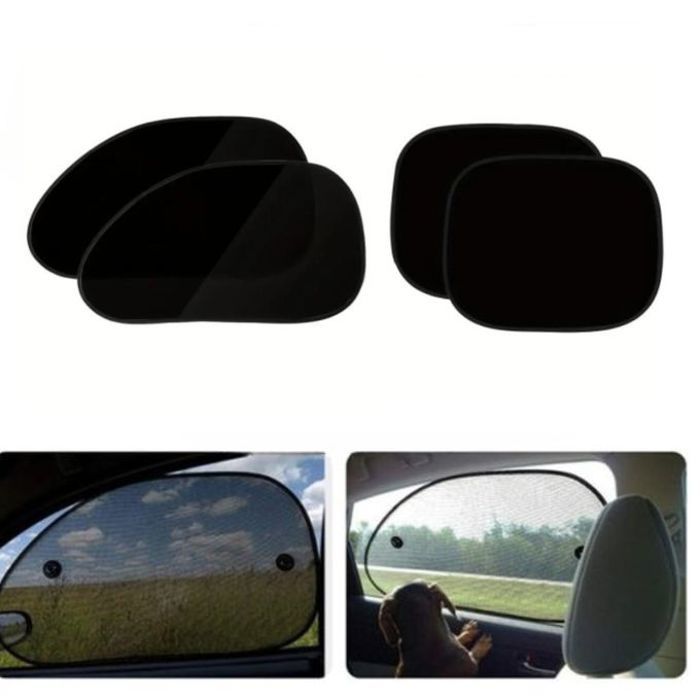 Ensemble de 4 pare-soleil avant et arrière pour voiture pour la protection uv