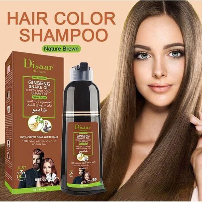 Disaar Cinema Shampoing disaar colorant marron pour Hommes & Femmes