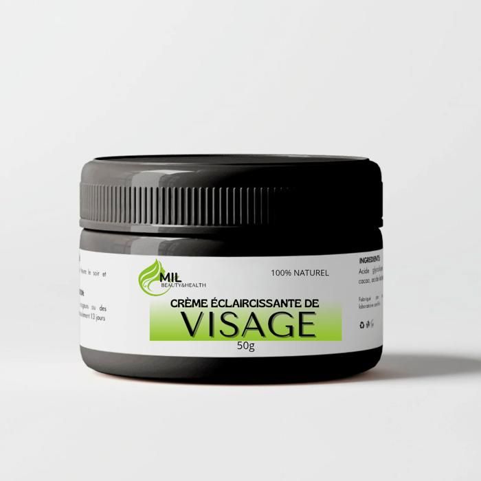 Crème Éclaircissante pour le Visage- Éclat et Uniformité pour une Peau Radieuse