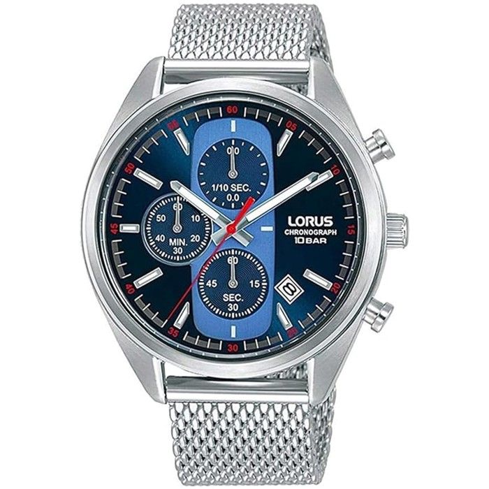 Montre - LORUS - RM353GX9 - Bleu - Acier - Étanchéité 10 ATM