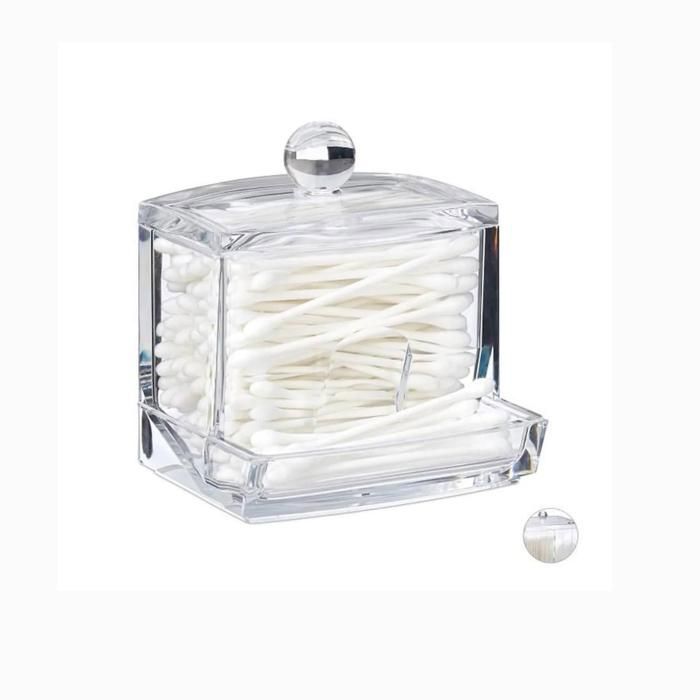 PORTE COTTON TIGE ORGANO ACRYLIQUE TRANSPARANT
