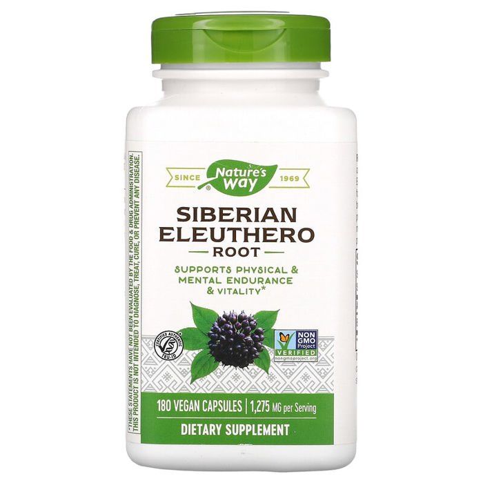 siberien Eleuthero, racine, 1275 mg, 180 gélules végétariennes