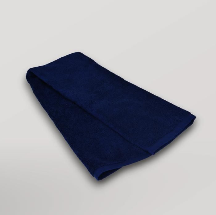 serviette de bain 50x90 CM 500gr/m² bleu marine