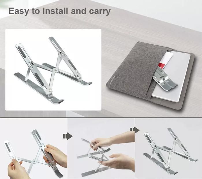 support pour ordinateur portable support pour ordinateur portable en aluminium réglable en hauteu