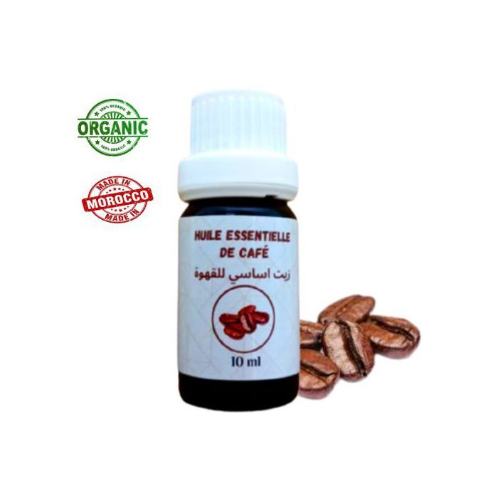 Huile Essentielle - 100% Bio - Café - 10ML - Soin de peau - Parfumée - Vapeurs