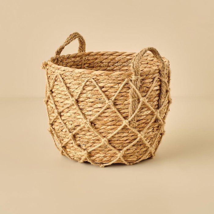 Panier - Gesy - Naturel - 30x30x24 cm - Osier - Beige