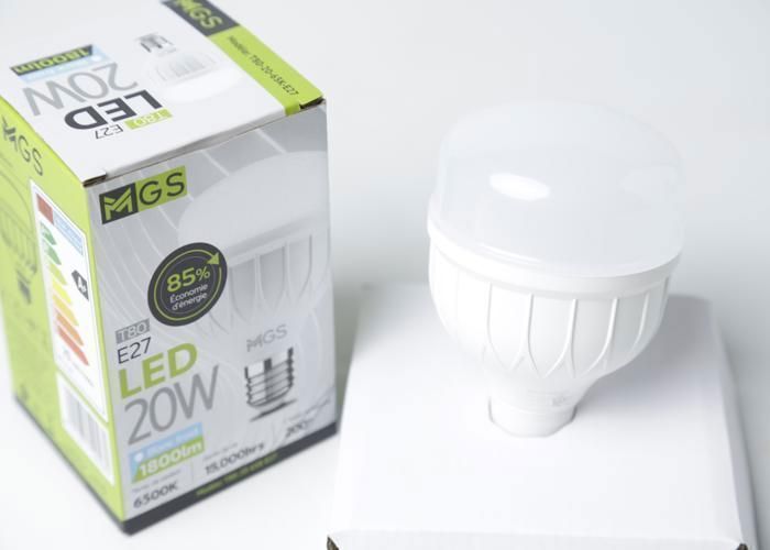 Ampoule LED - MGS - T80 - 20W - E27 - Blanc froid - A+