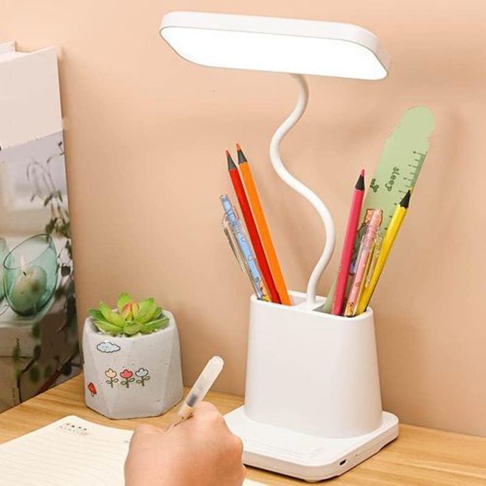 Lampe de bureau - Non spécifié - 3 en 1 - LED rechargeable - 3 modes de couleurs - Design contemporain