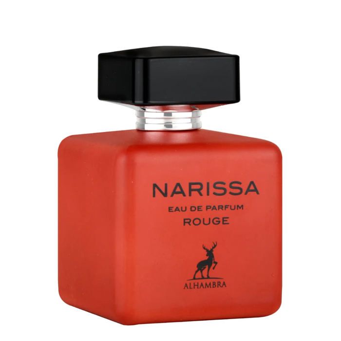 Eau de parfum - Narisa - Rouge - 100 ml - Notes florales - Sensuelle et gourmande