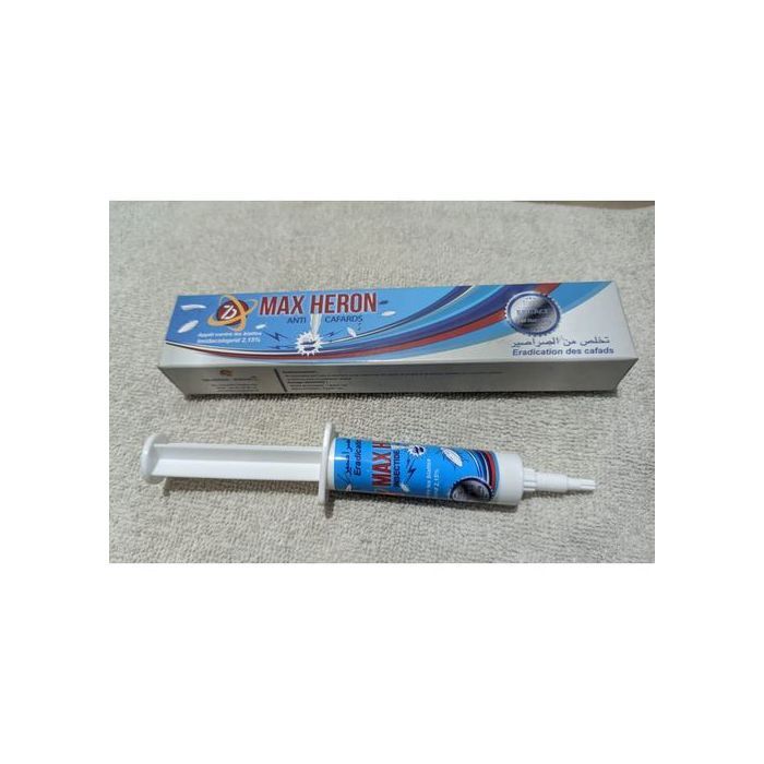 Seringues 25 g Gel Anti-Cafards et Blattes - max héron éradication des cafards