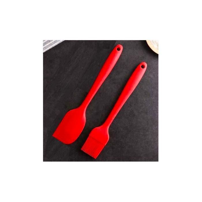 Spatule + Brosse en Silicone de qualité alimentaire // Cuillère à beurre et Pinceau