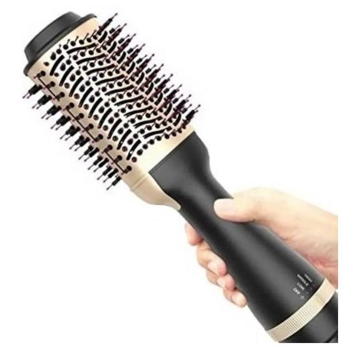 Brosse Sécheuse à la Kératine 3D Pro Gold 2000W - One Step Sèche-Cheveux Professionnel