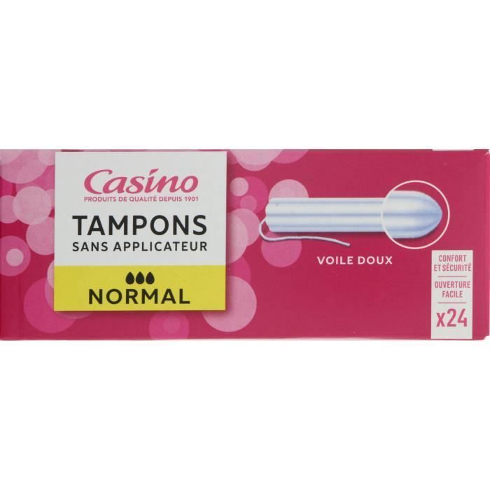 CASINO Tampons Digitaux Normaux par 24 (x1)