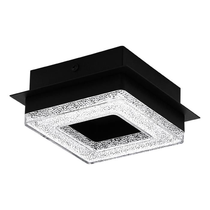 Applique/Plafonnier - EGLO - FRADELO 1 - Noir - Acier - Contemporain - Design