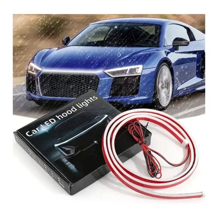 Bande lumineuse universelle à led pour capot de voiture