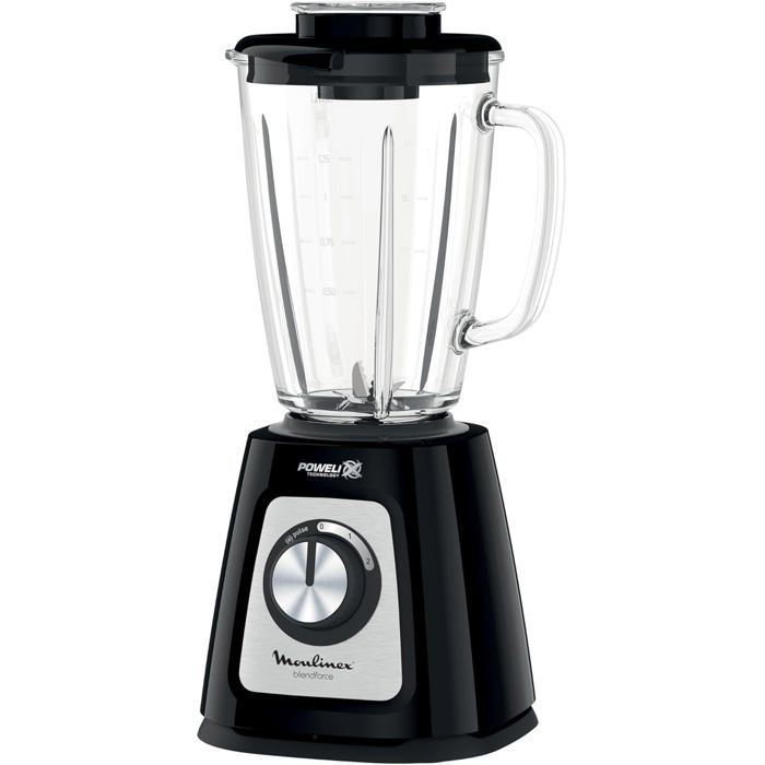 Blender - Moulinex - Blendforce - 800 W - Bol en verre 1,75 L - 6 lames POWELIX