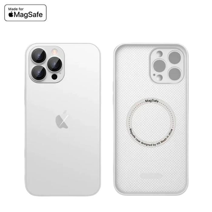 Coque Iphone 13 galvanisé/magsafe/ lens protector/filtre poussière SILVER