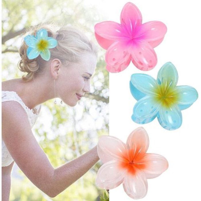 3 x pince à cheveux POPPIN est l'accessoire parfait pour une coiffure élégante et soignée- multicolor