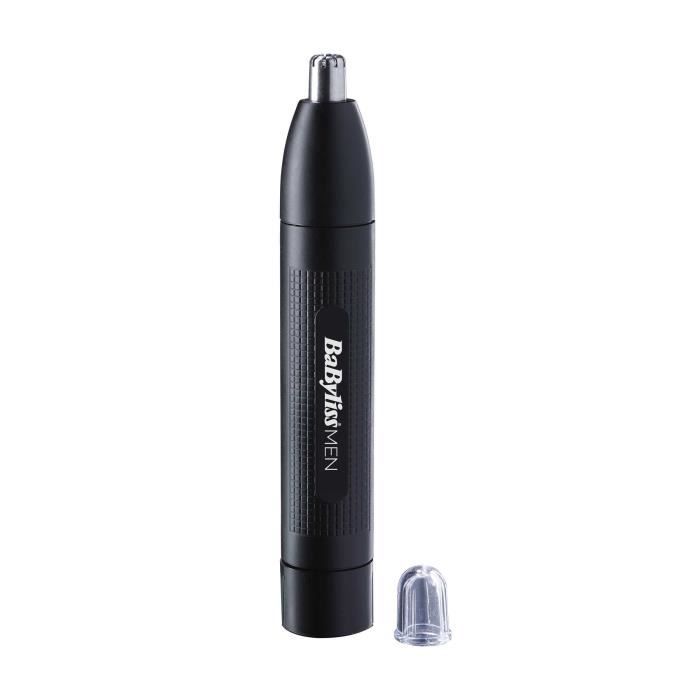 Tondeuse nez/oreilles - BaByliss - E650E - coupe rapide et sûre - tête amovible lavable sous l'eau