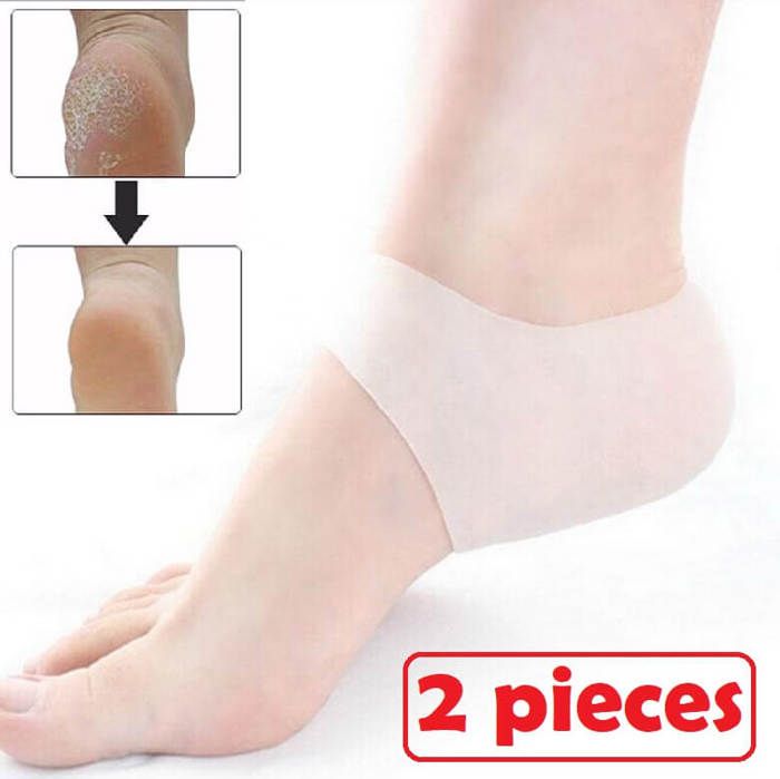 2 pièces de silicone gel médical pour prendre soin de sa pied talon