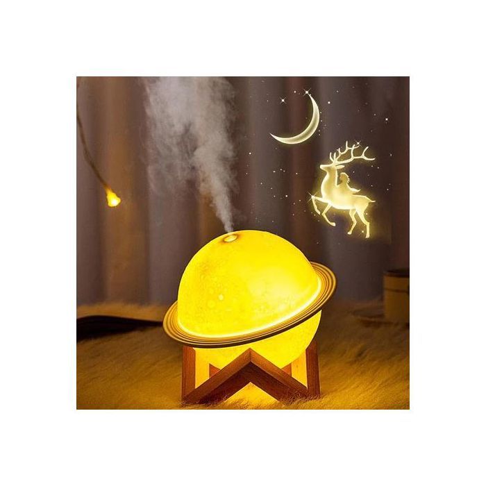 Lampe LED planète diffuseur de lumière, mini humidificateur domestique